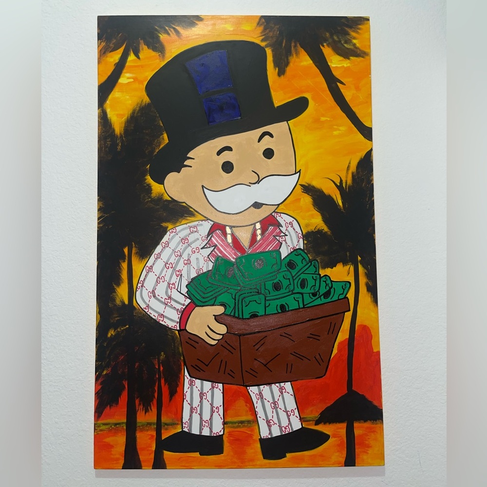 Gucci Scarface Art Canvas